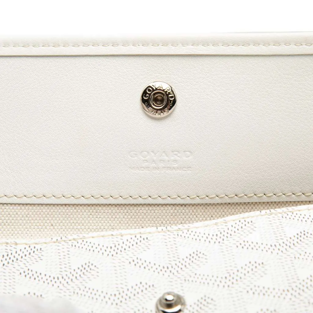 Goyard Goyardine Saint Louis PM White Canvas Very good - Box View