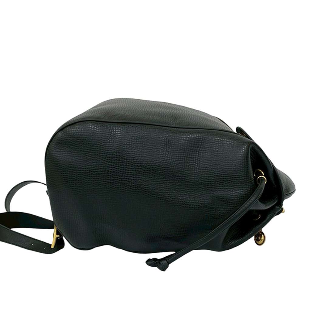 Dior Grained Leather Backpack Black Leather Good condition - Inside View