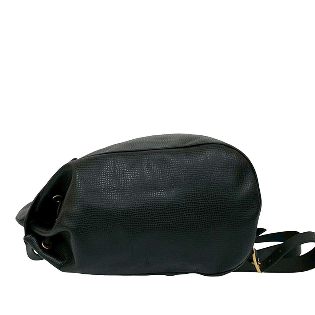 Dior Grained Leather Backpack Black Leather Good condition - Model View