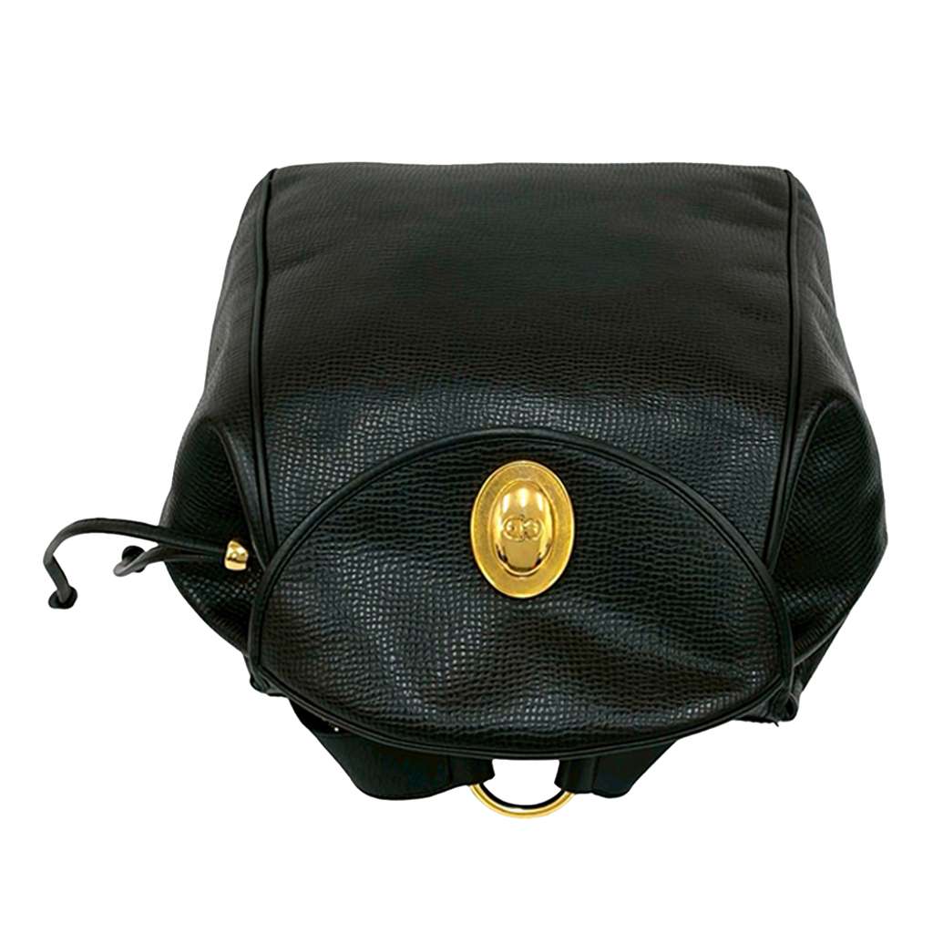 Dior Grained Leather Backpack Black Leather Good condition - Box View