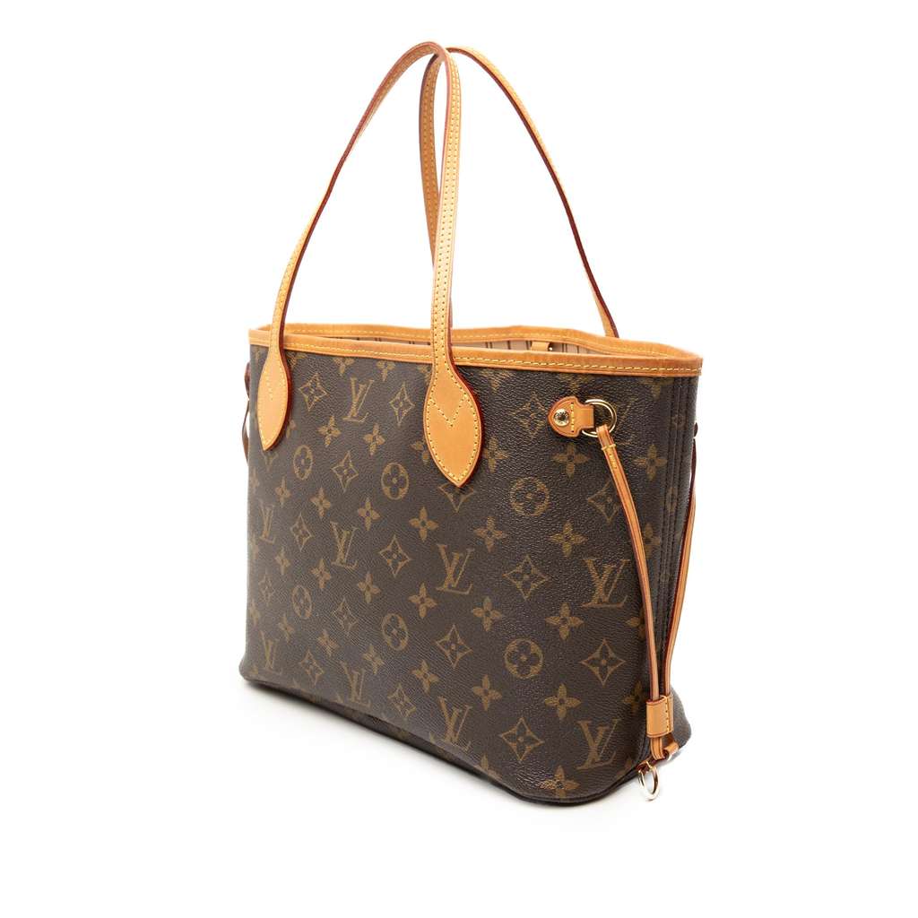 Louis Vuitton Monogram Neverfull PM Brown Good condition - Back View