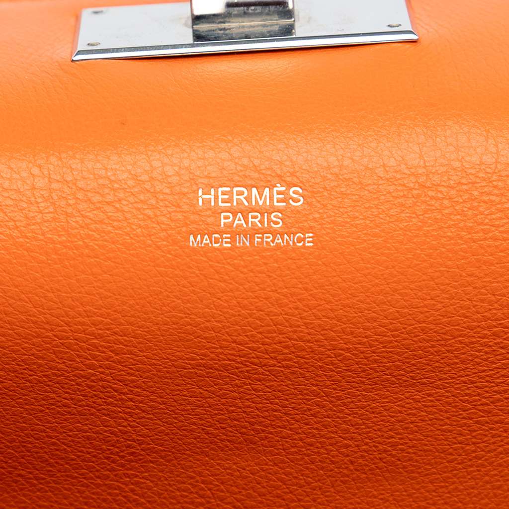 Hermès Swift Toolbox 26 Orange Leather Good condition - Box View