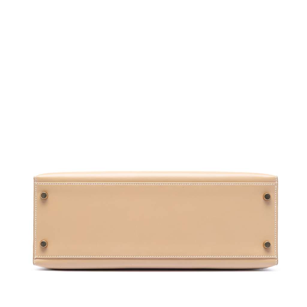 Hermès Box Calf Kelly Sellier 32 Brown Leather Good condition - Inside View