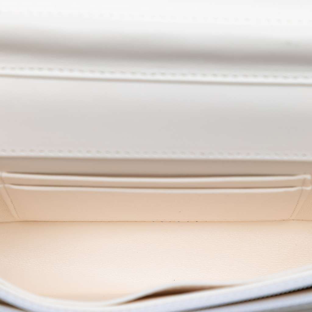 Chanel Quilted Lambskin Book Wallet On Chain Black Leather Good condition - Model View