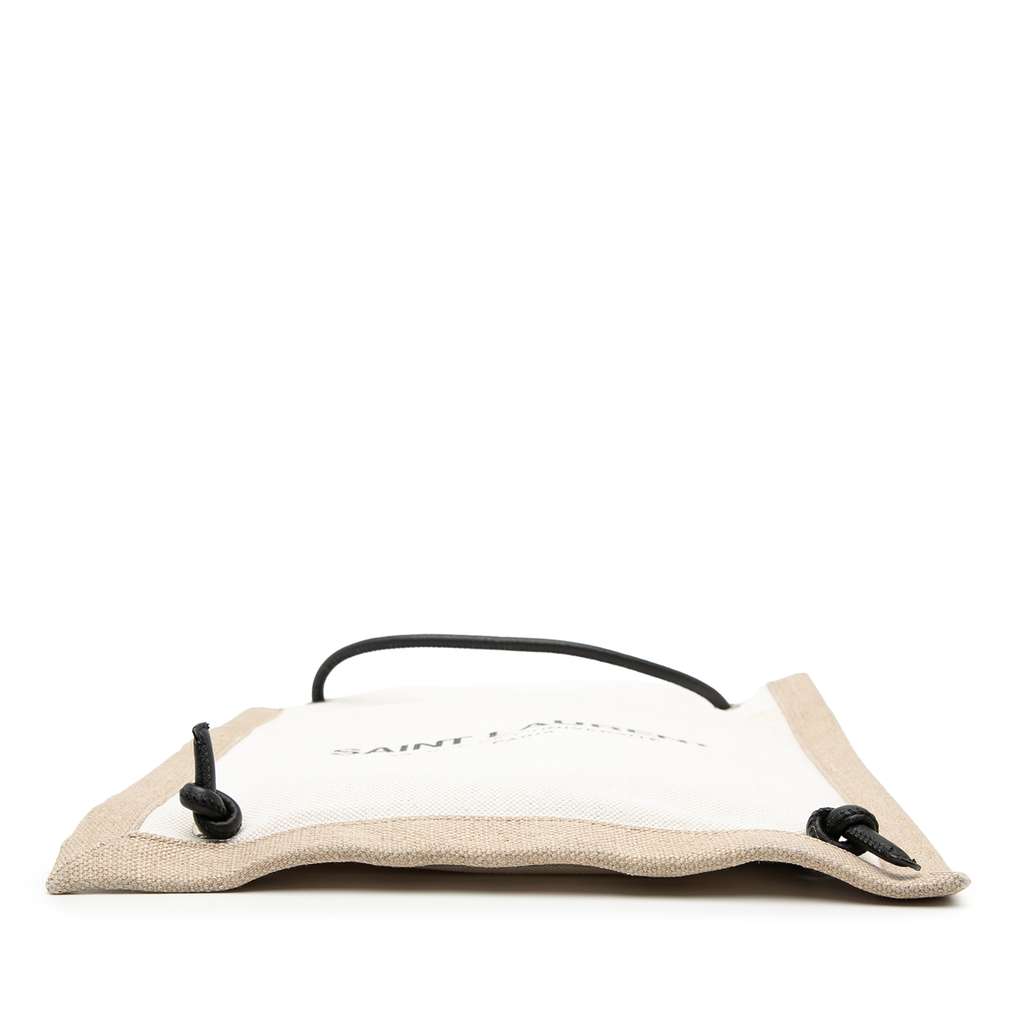 Saint Laurent Canvas Universite Flat Convertible Crossbody Brown Canvas Good condition - Inside View