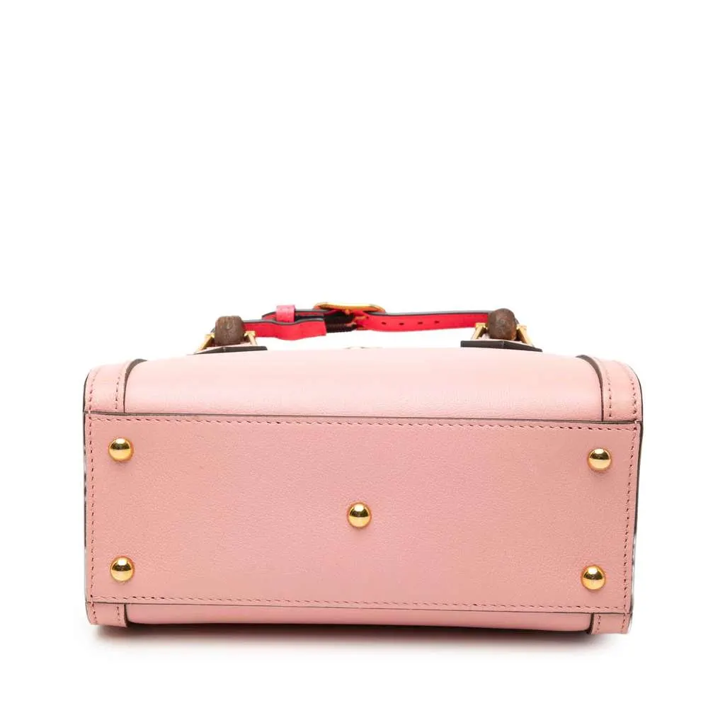 Gucci Mini Calfskin Bamboo Diana Satchel Pink Leather Very good - Inside View