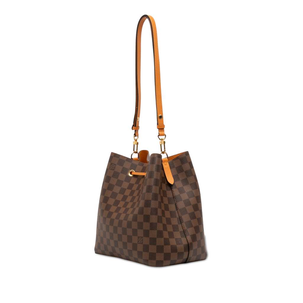 Louis Vuitton Monogram Neonoe MM Brown Good condition - Back View