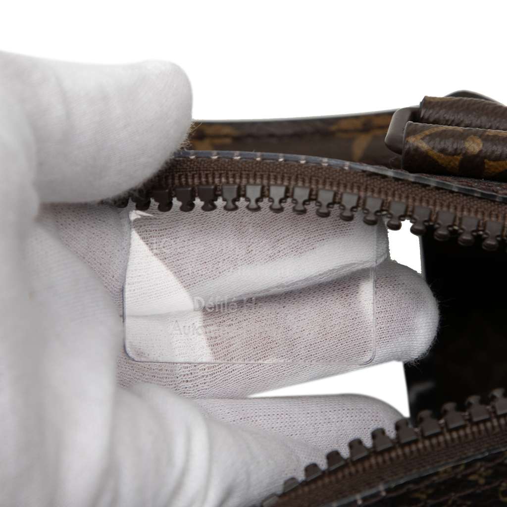 Louis Vuitton PVC and Monogram Chess Keepall Bandouliere 25 Brown Good condition - Box View