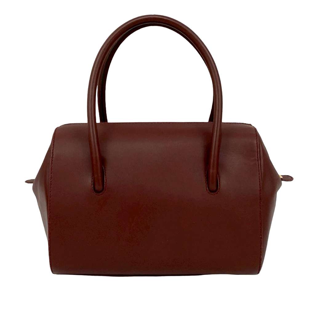 Cartier Leather Must De Cartier Boston Bag Red Leather Good condition - Back View