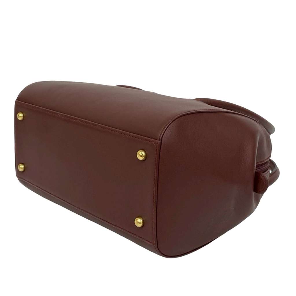 Cartier Leather Must De Cartier Boston Bag Red Leather Good condition - Model View
