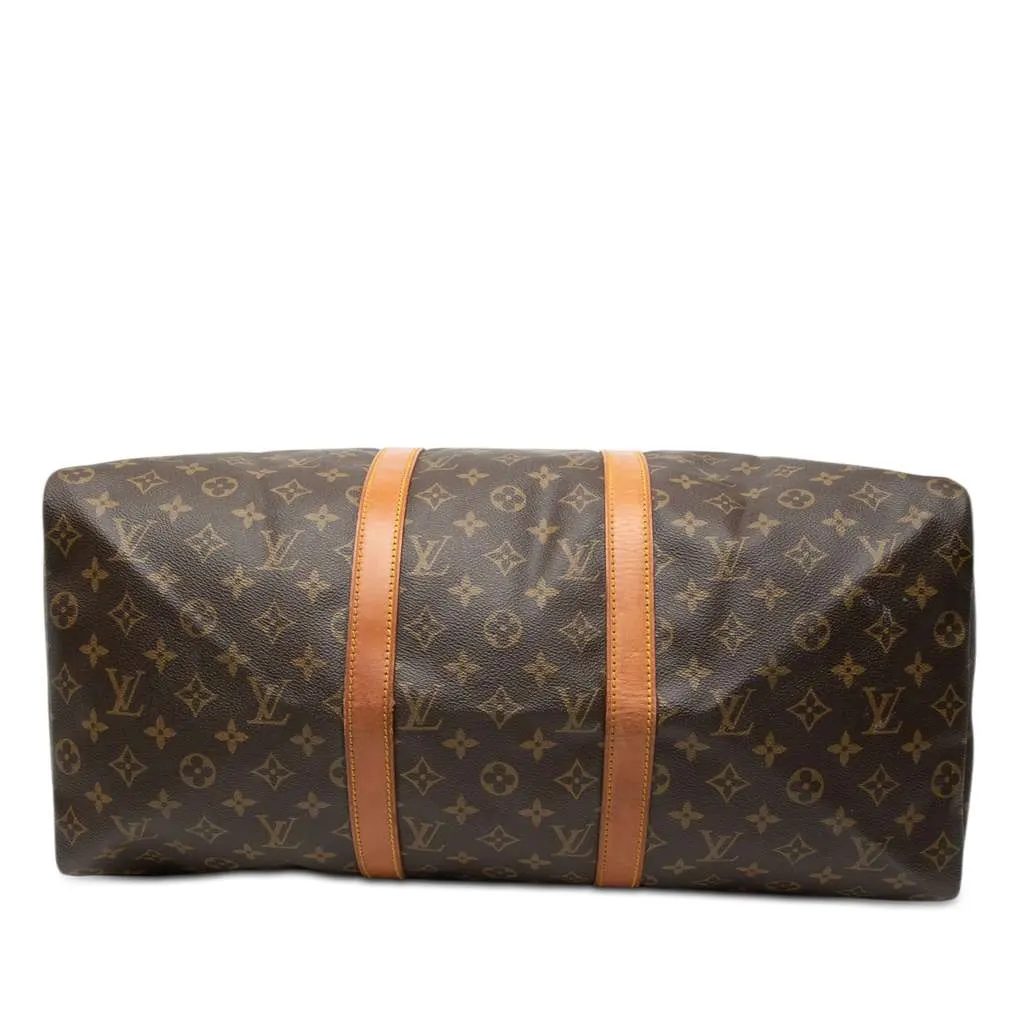Louis Vuitton Monogram Keepall 50 Brown Good - Inside View