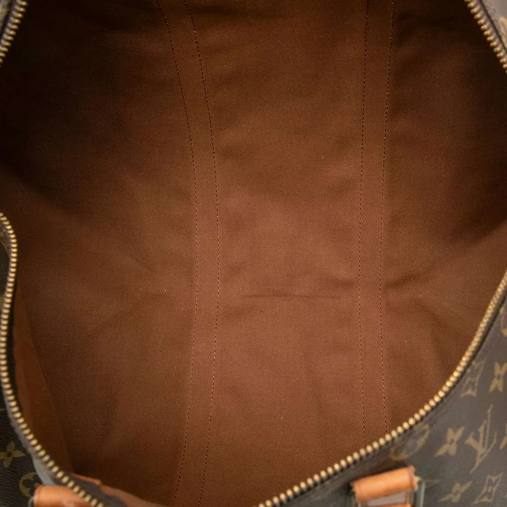 Louis Vuitton Monogram Keepall 50 Brown Good - Model View