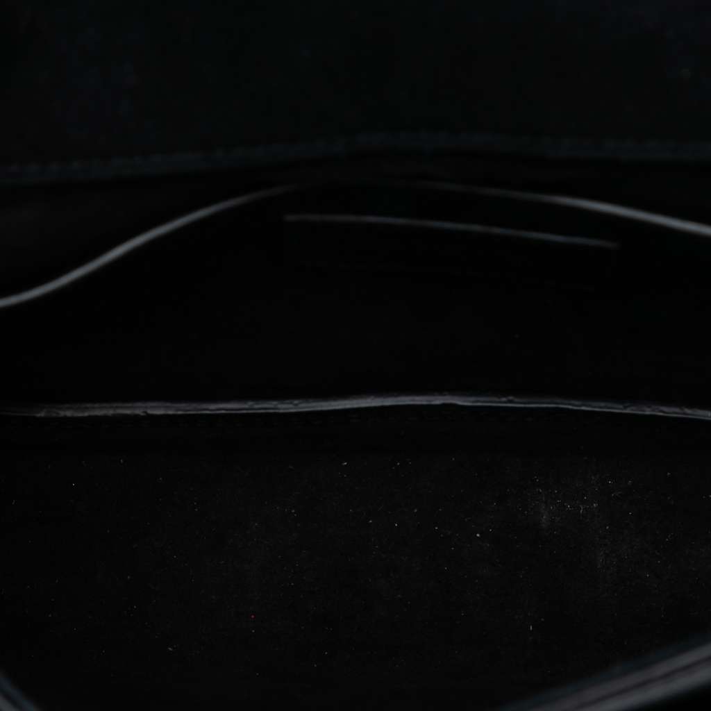 Saint Laurent Suede Monogram Book Bag Black Leather Good condition - Model View