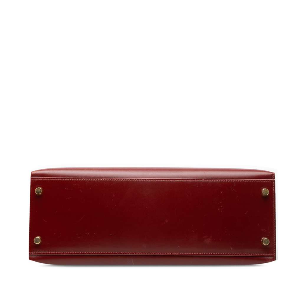 Hermès Box Calf Kelly Retourne 32 Red Leather Good condition - Inside View