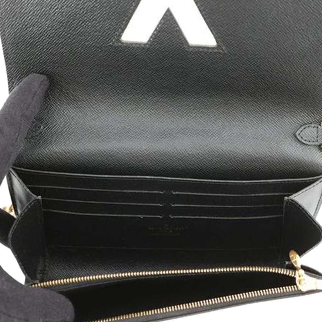 Louis Vuitton Epi Sequin Bird Twist Wallet On Chain Black Leather Good condition - Model View