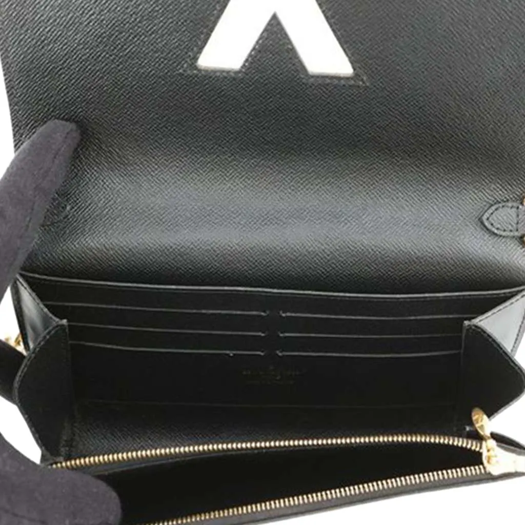 Louis Vuitton Epi Sequin Bird Twist Wallet On Chain Black Leather Very good - Model View