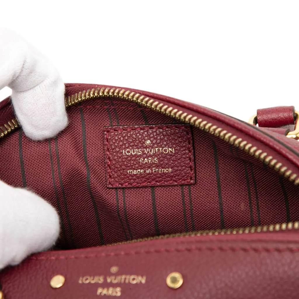 Louis Vuitton Monogram Empreinte Speedy Bandouliere 20 Red Leather Very good - Box View