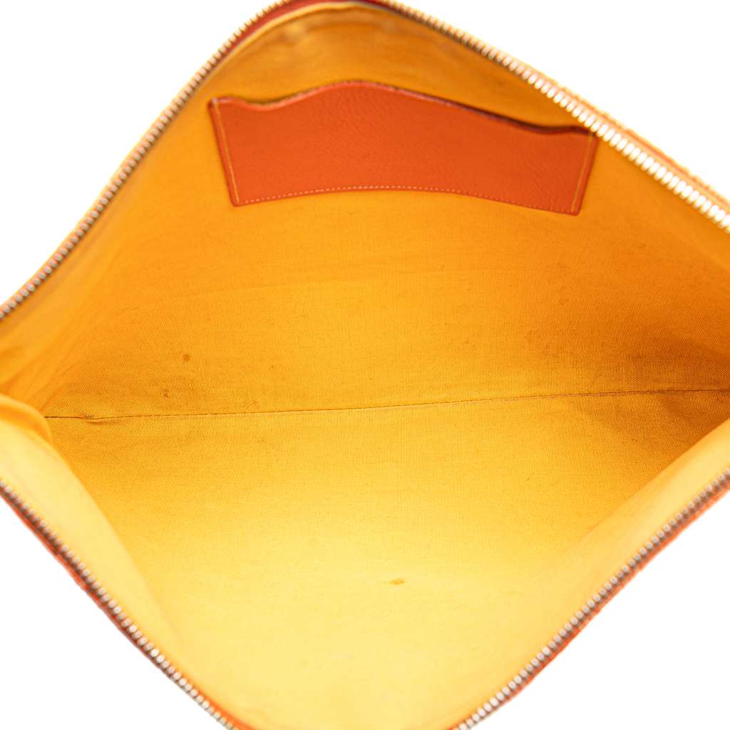 Goyard Goyardine Senat MM Orange Canvas Good condition - Box View