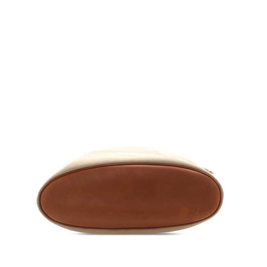 Saint Laurent Large Canvas Shopping Tote Brown Canvas Good condition - Model View