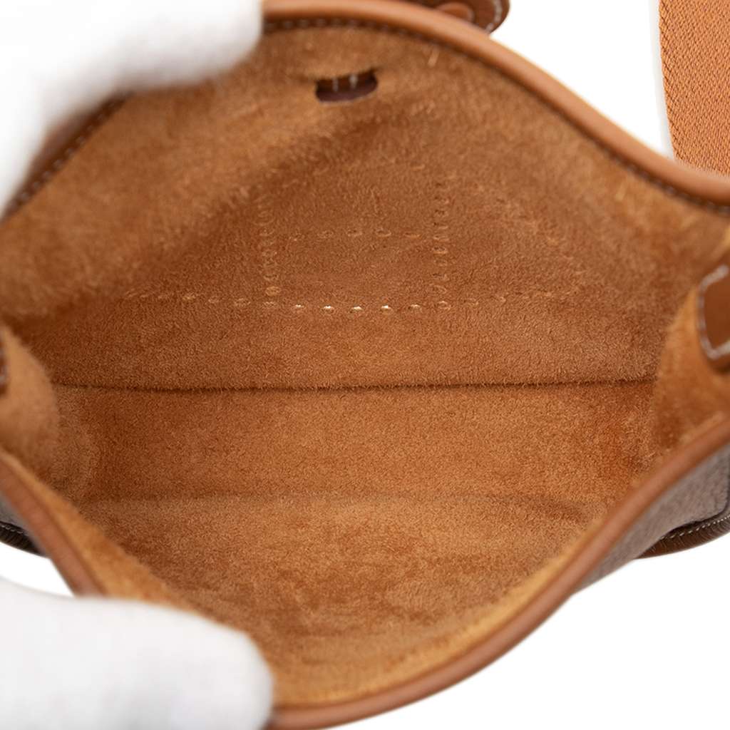 Hermès Clemence Evelyne 16 TPM Brown Leather Good condition - Model View