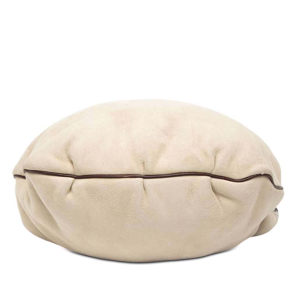 Loewe Leather Trimmed Suede Hobo Brown Leather Good condition - Inside View