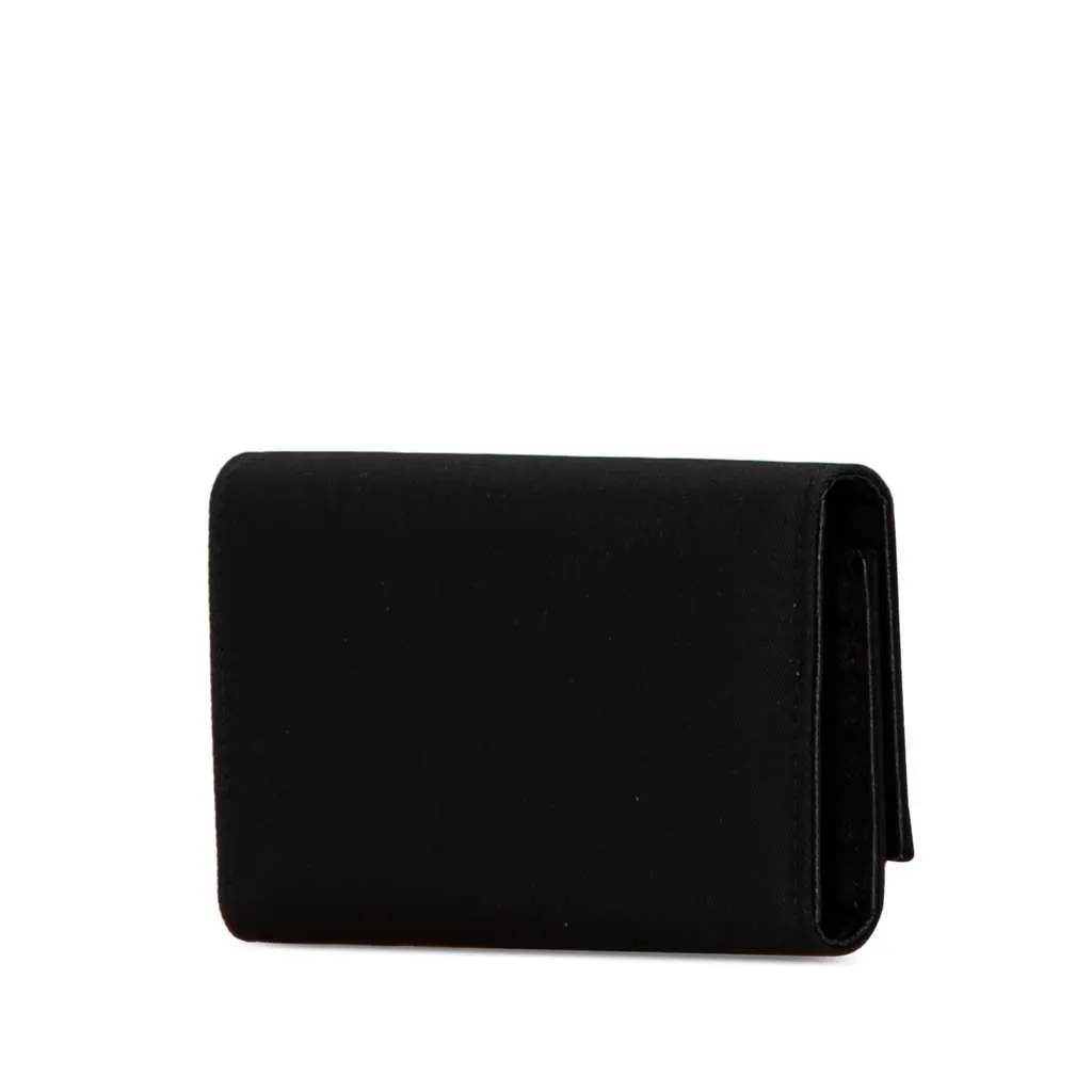 Prada Tessuto Key Holder Black Good - Back View