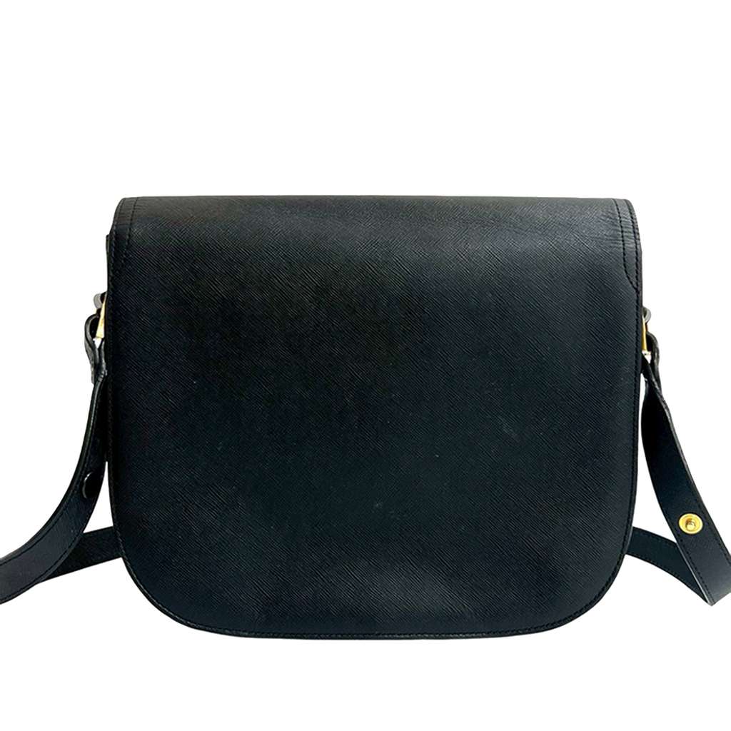 Saint Laurent Leather Crossbody Black Leather Very good condition - Back View