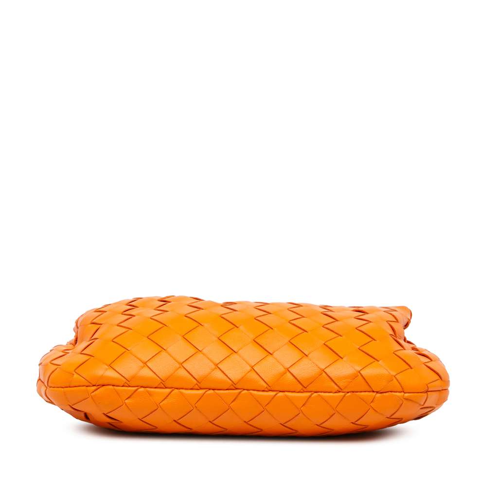 Bottega Veneta Mini Nappa Intrecciato Jodie Orange Leather Good condition - Inside View