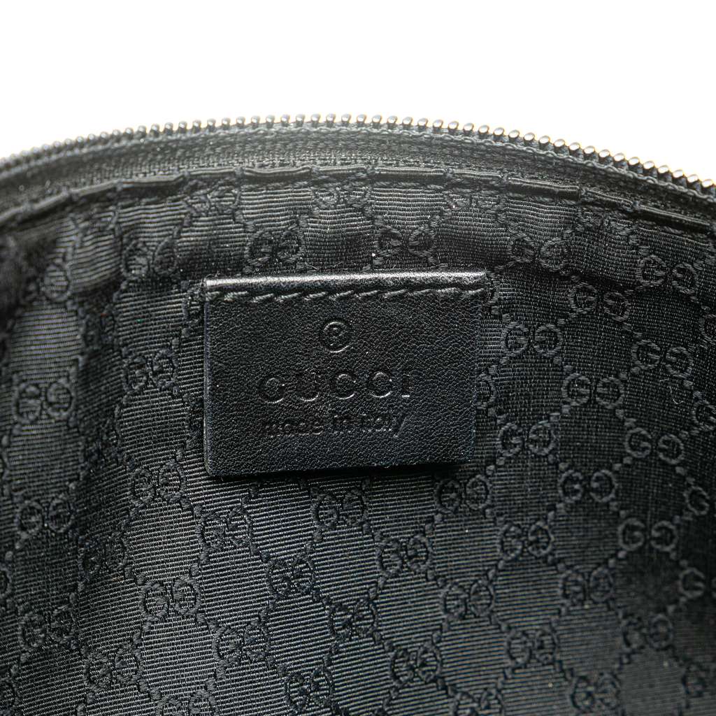 Gucci Denim Boat Shoulder Bag Black Denim Very good condition - Box View