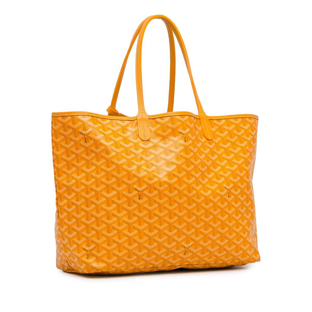 Goyard Goyardine Saint Louis PM Yellow Canvas Good condition - Back View