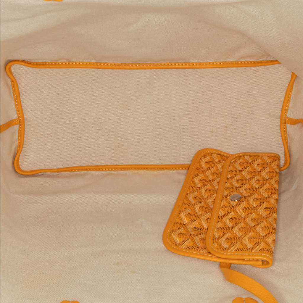 Goyard Goyardine Saint Louis PM Yellow Canvas Good condition - Box View