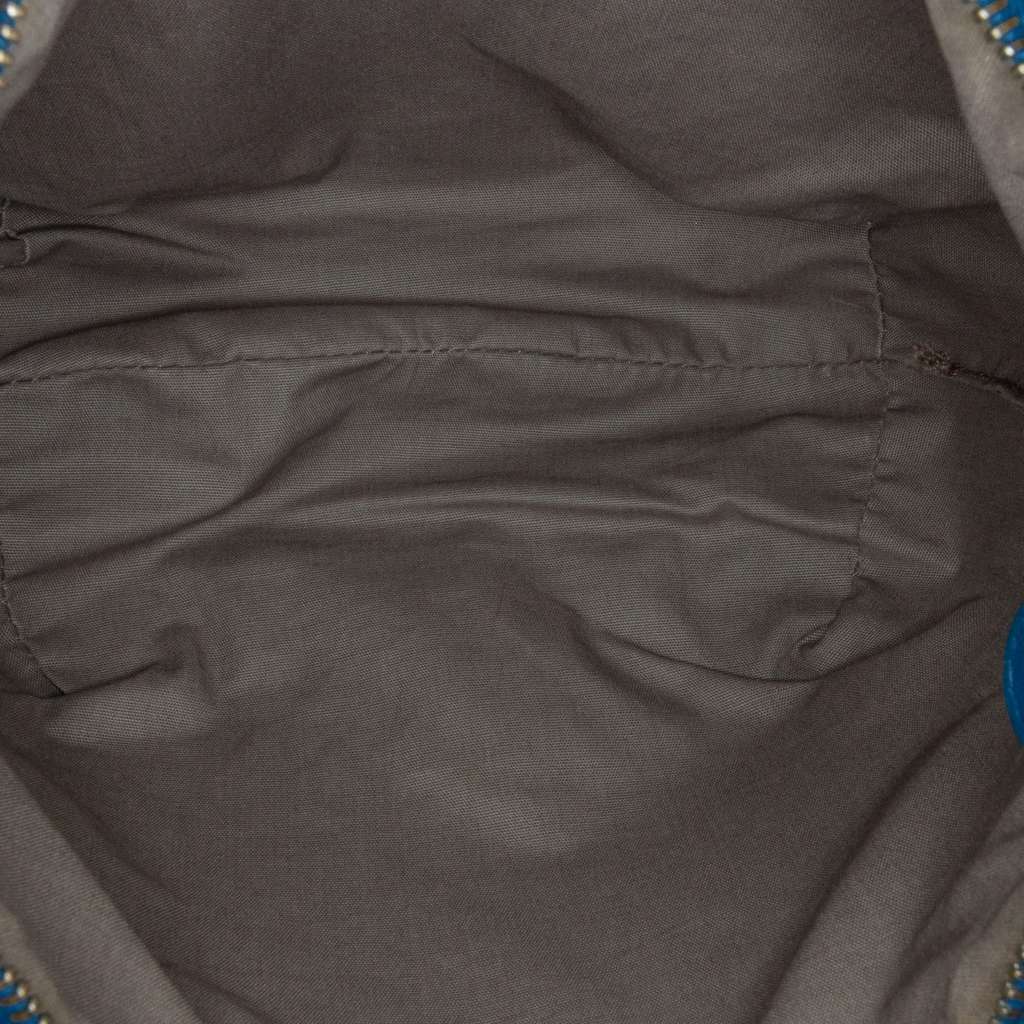 Bottega Veneta Nappa Intrecciato Crossbody Blue Leather Good condition - Model View