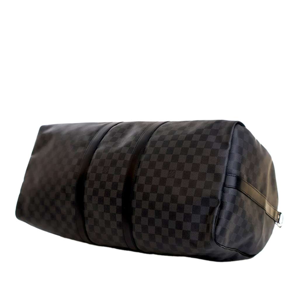 Louis Vuitton Damier Graphite Keepall Bandouliere 55 Black Good condition - Box View