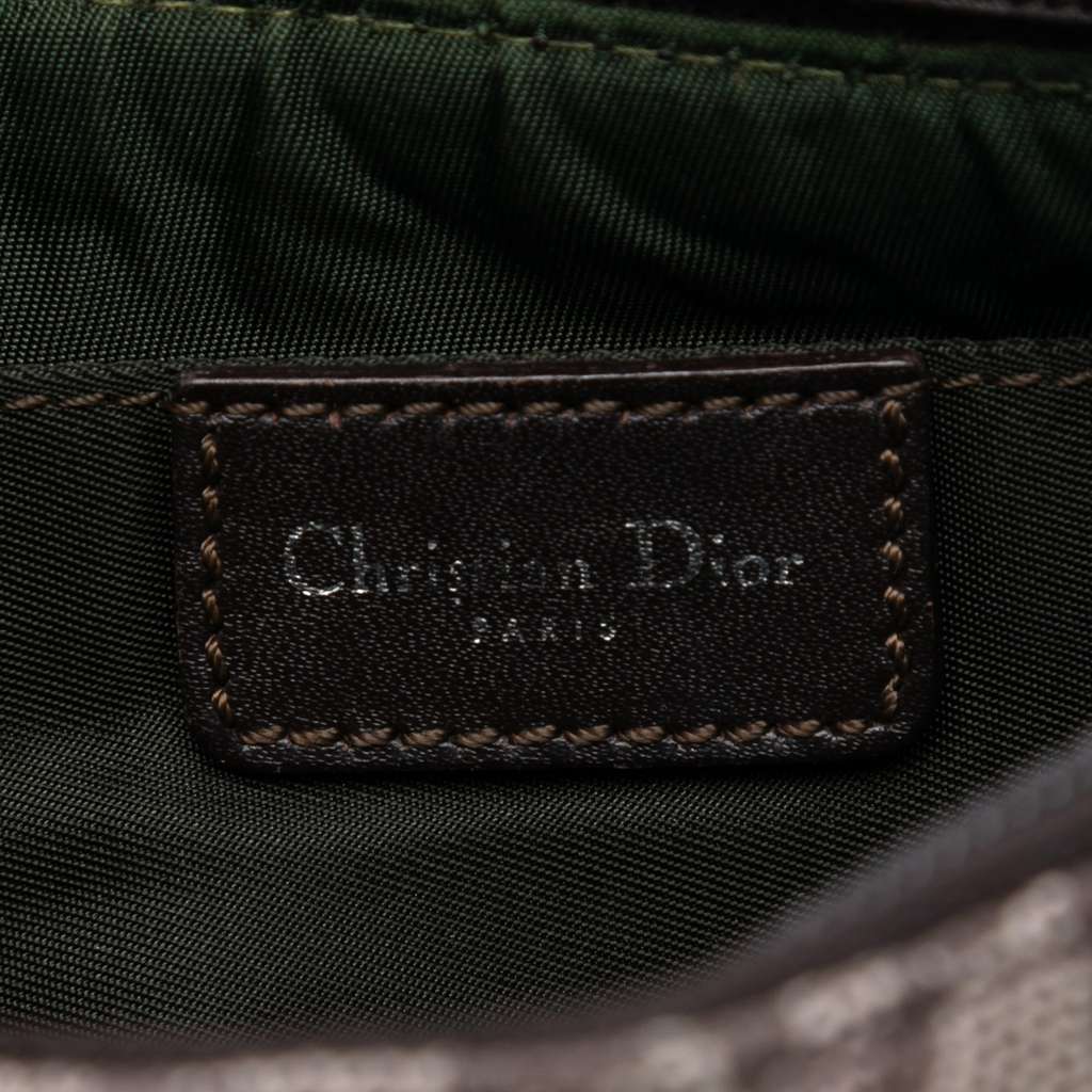 Dior Diorissimo Trotter Canvas Shoulder Bag Brown Canvas Fair condition - Box View