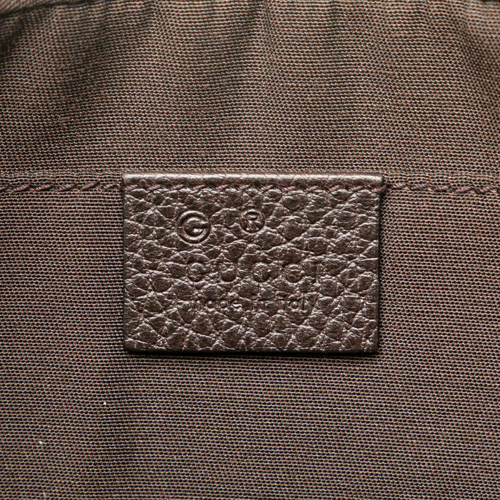 Gucci GG Crystal Belt Bag Brown Canvas Good condition - Box View