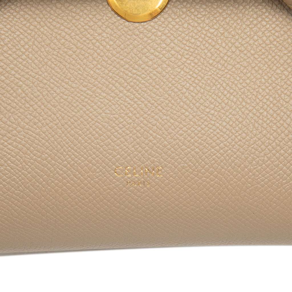 Celine Pico Grained Calfskin Belt Bag Brown Leather Very good condition - Box View