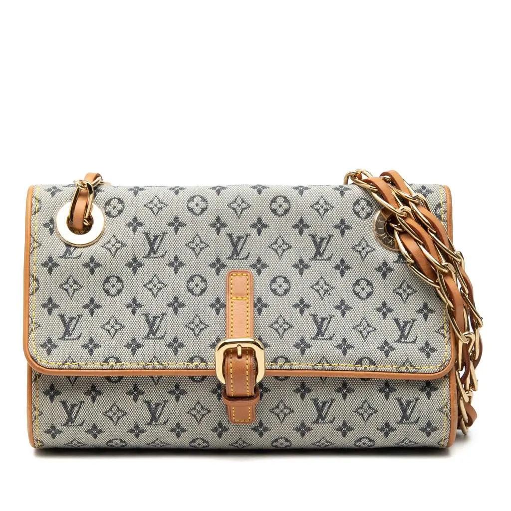 Louis Vuitton Monogram Mini Lin Camille Grey Cotton Very good - Front View
