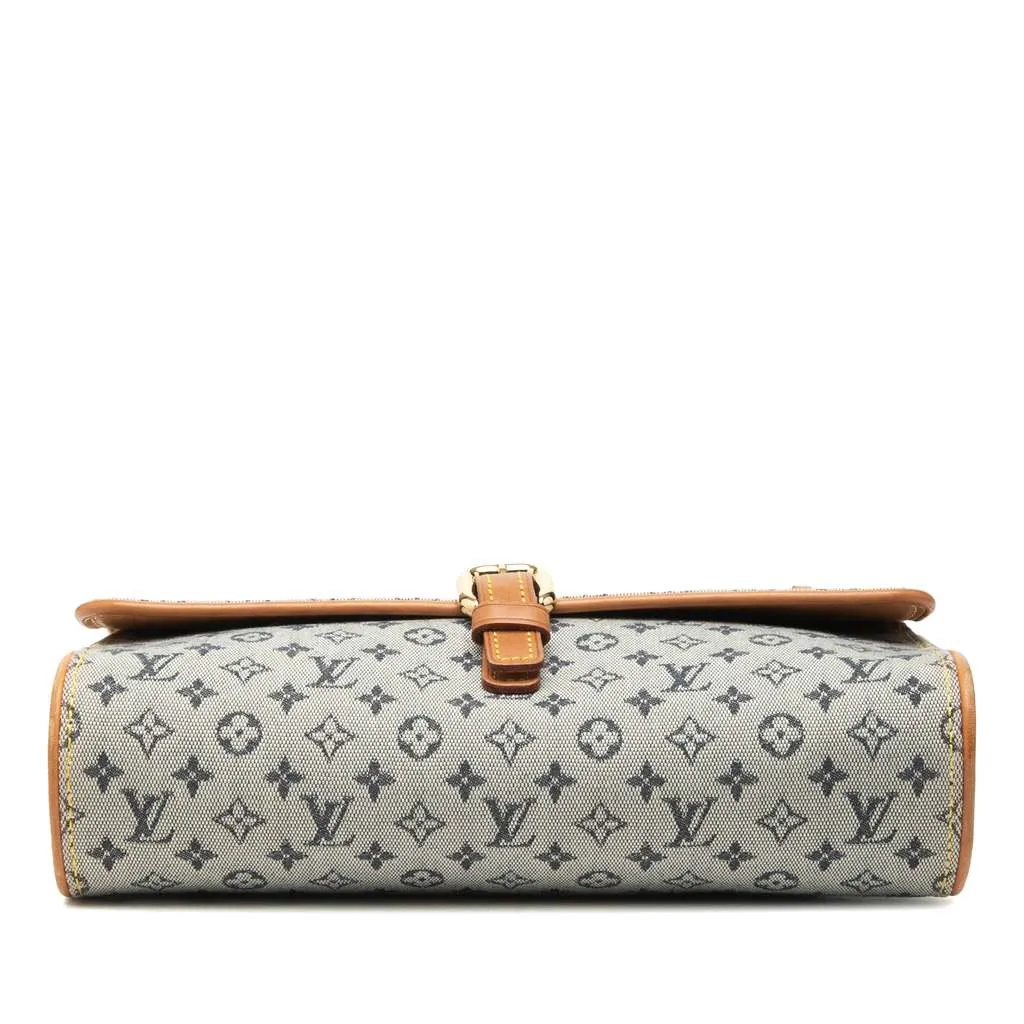 Louis Vuitton Monogram Mini Lin Camille Grey Cotton Very good - Inside View