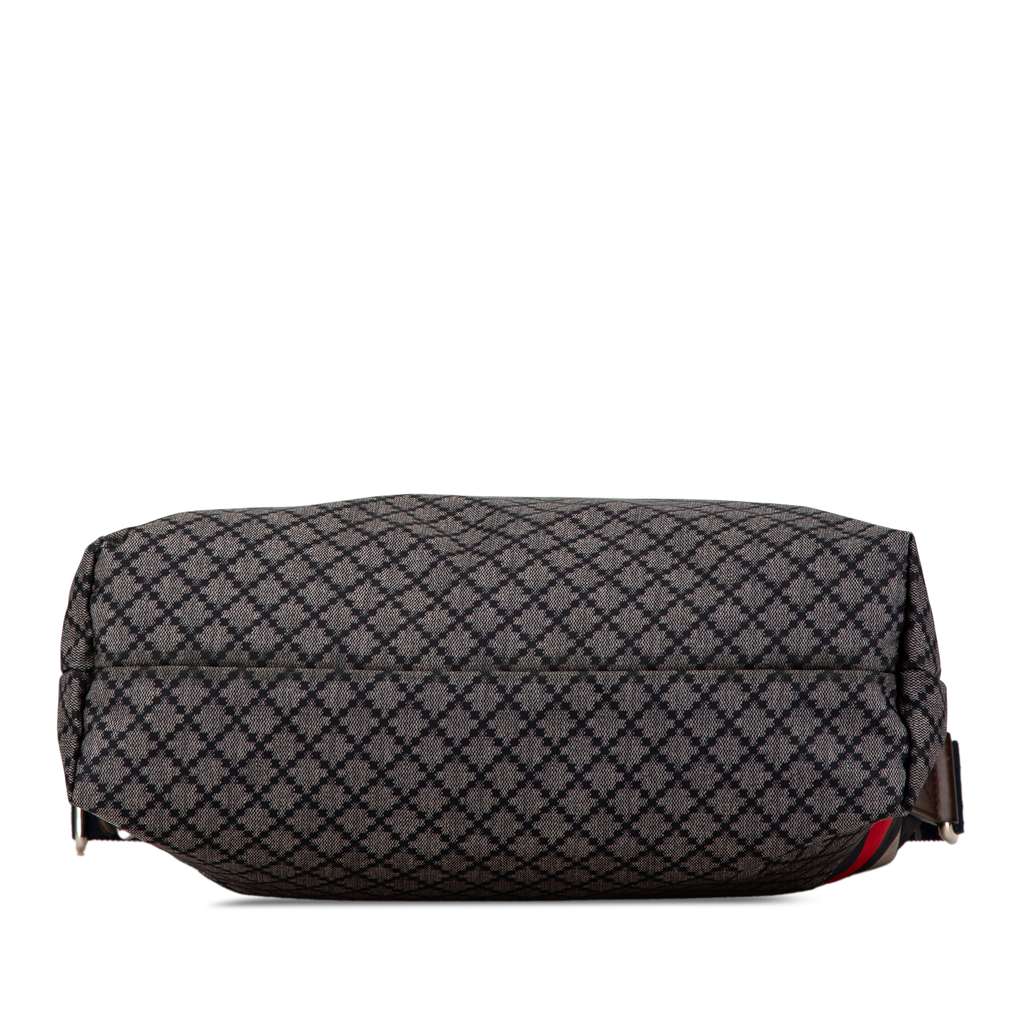 Gucci Diamante Nylon Web Crossbody Blue Good condition - Inside View