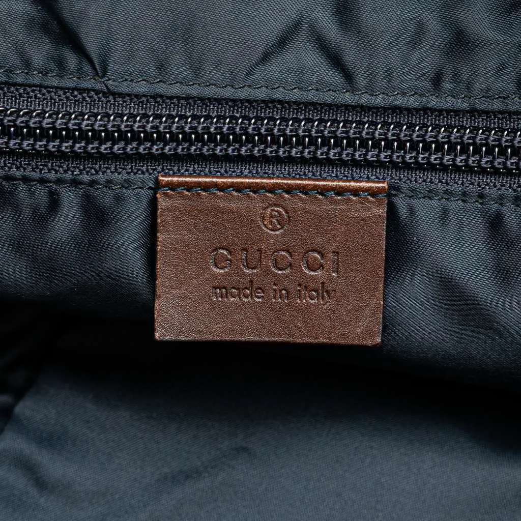Gucci Diamante Nylon Web Crossbody Blue Very good - Box View