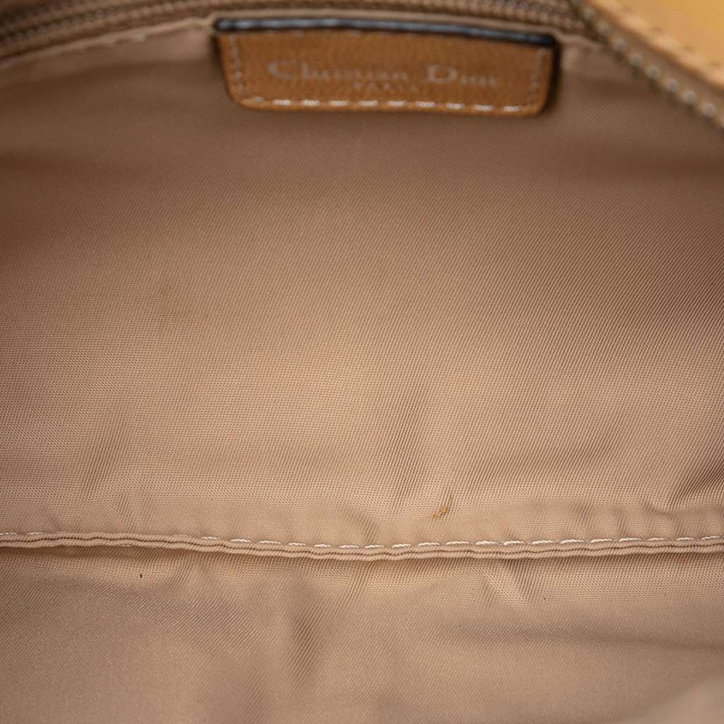 Dior Diorissimo Trotter Canvas Street Chic Crossbody Brown Canvas Good condition - Model View