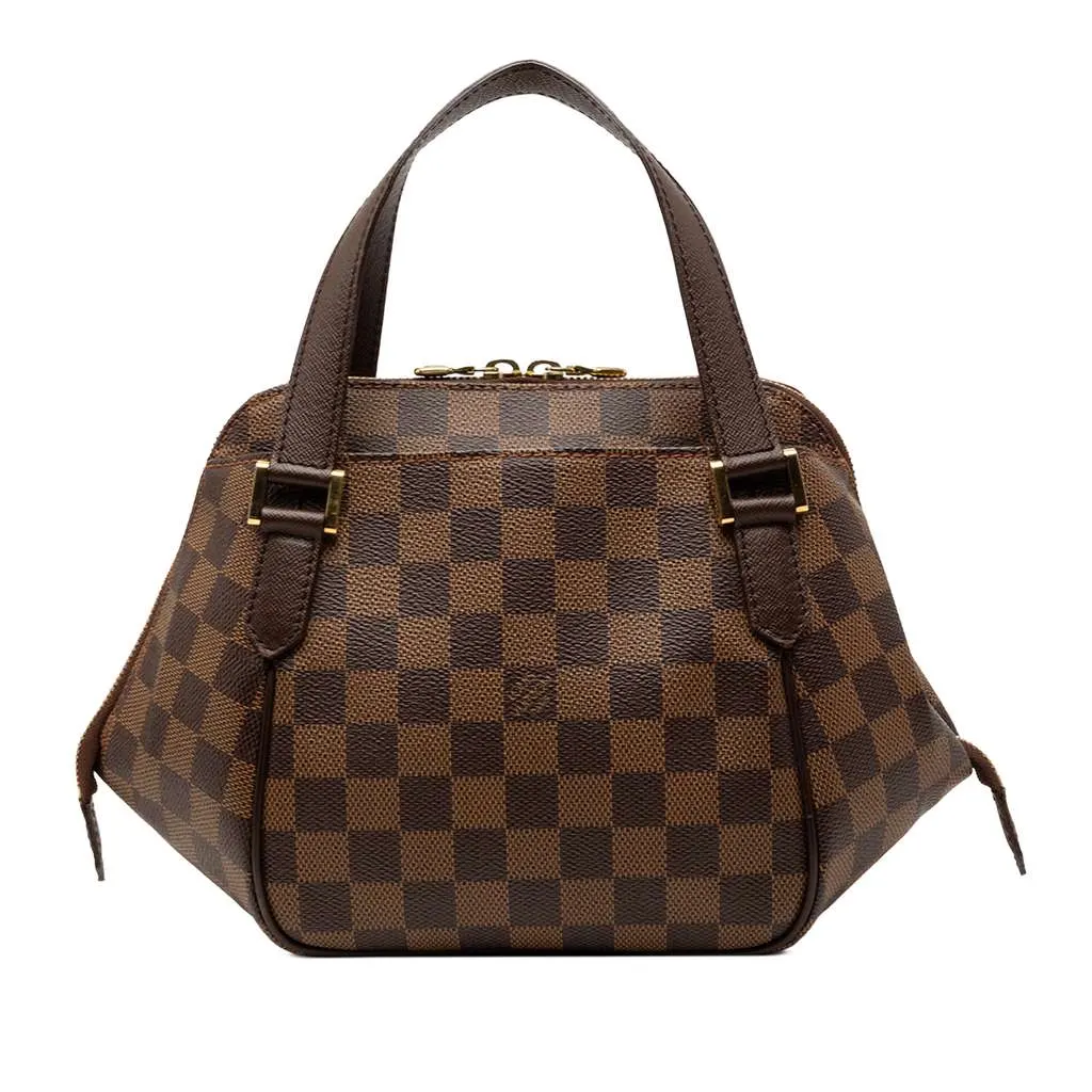 Louis Vuitton Damier Ebene Belem PM Brown Very good - Front View