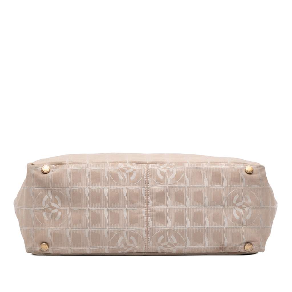 Chanel New Travel Line Nylon Tote Brown Good condition - Inside View