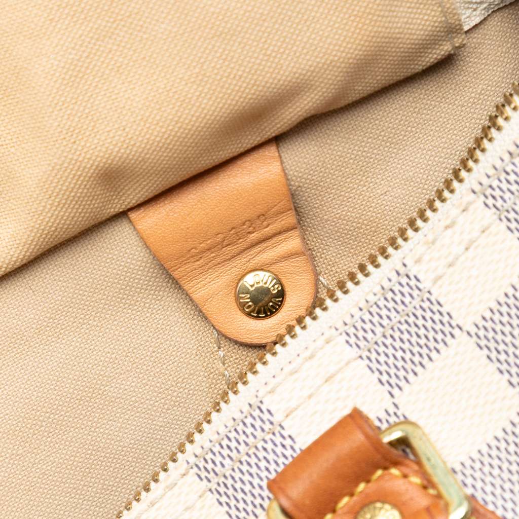 Louis Vuitton Damier Azur Speedy Bandouliere 30 White Good condition - Box View