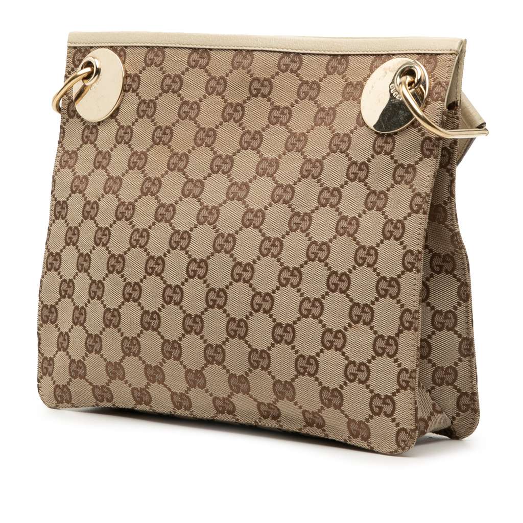 Gucci GG Canvas Eclipse Crossbody Brown Canvas Good condition - Back View