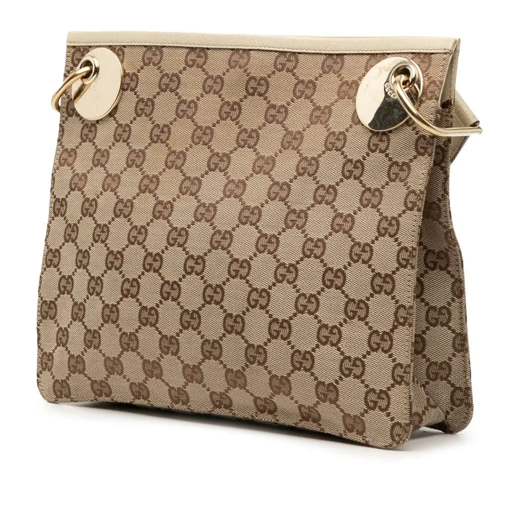Gucci GG Canvas Eclipse Crossbody Brown Canvas Very good - Back View