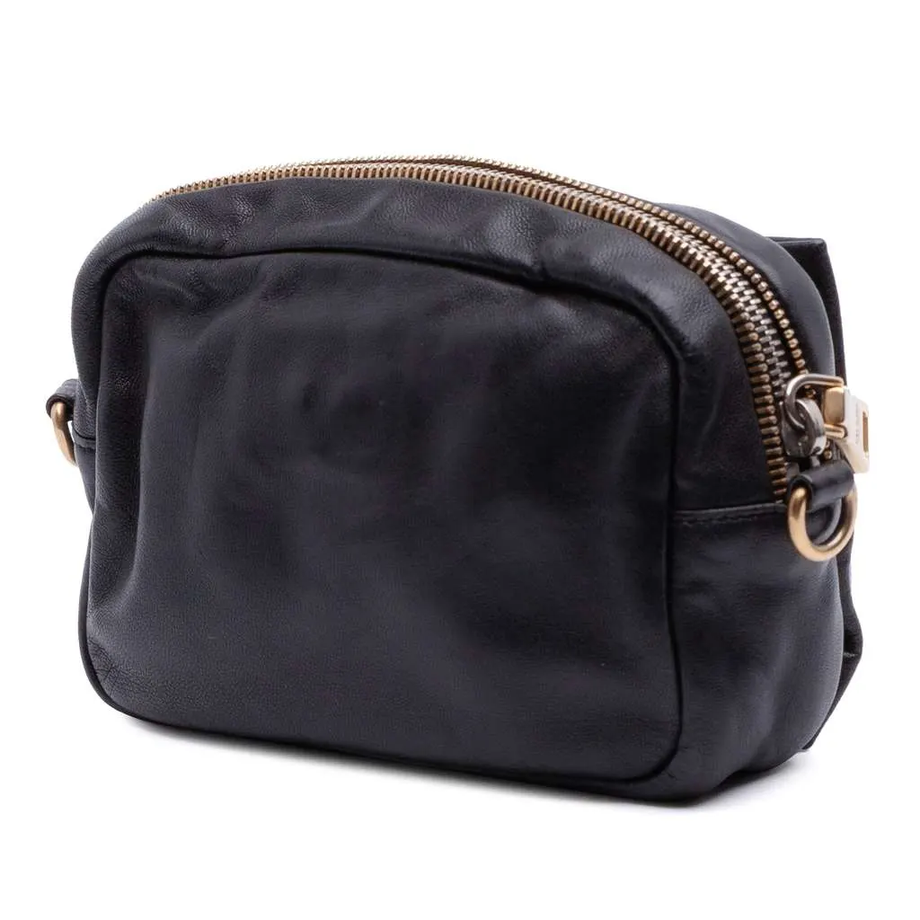 Prada Tessuto Fiocco Bow Crossbody Black Very good - Back View