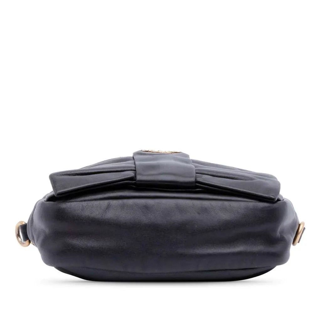 Prada Tessuto Fiocco Bow Crossbody Black Very good - Inside View