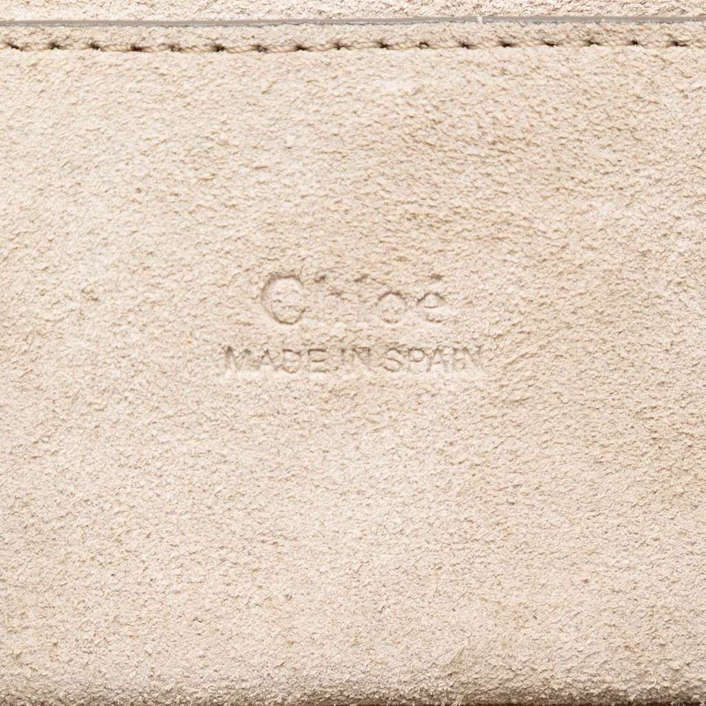 Chloé Mini Calfskin and Suede Faye Bracelet Bag Yellow Leather Good condition - Box View