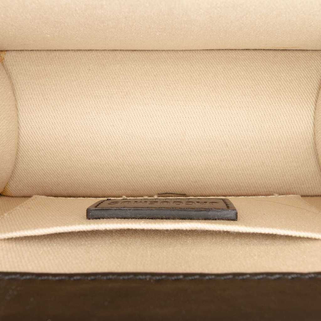 Jacquemus Leather Le Chiquito Moyen Black Leather Good condition - Model View